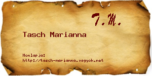 Tasch Marianna névjegykártya
